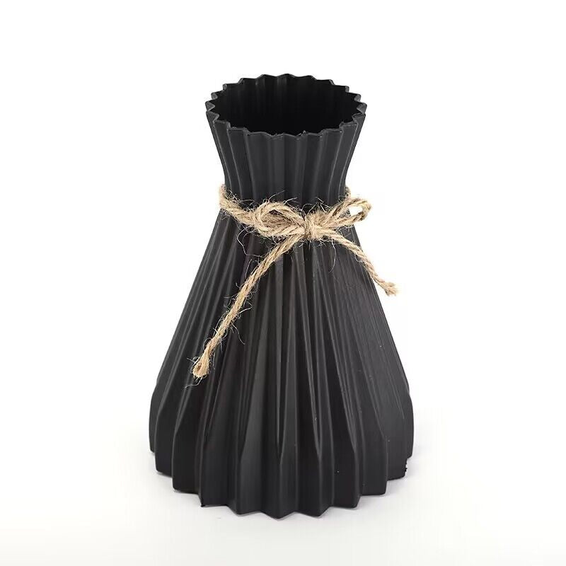 Nordic-Inspired Plastic Vase for Fresh Flowers Home Decor