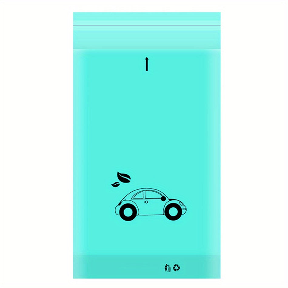 30pcs Waterproof Leak-Proof Car Trash Bags Self-Adhesive Reusable