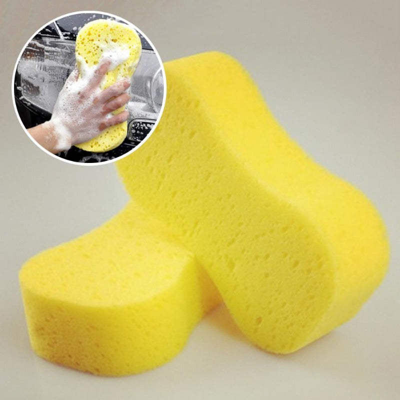 Car Glass Cleaning Sponge Foam Auto Window Washing Tool Large Vacuum Compressed Foam