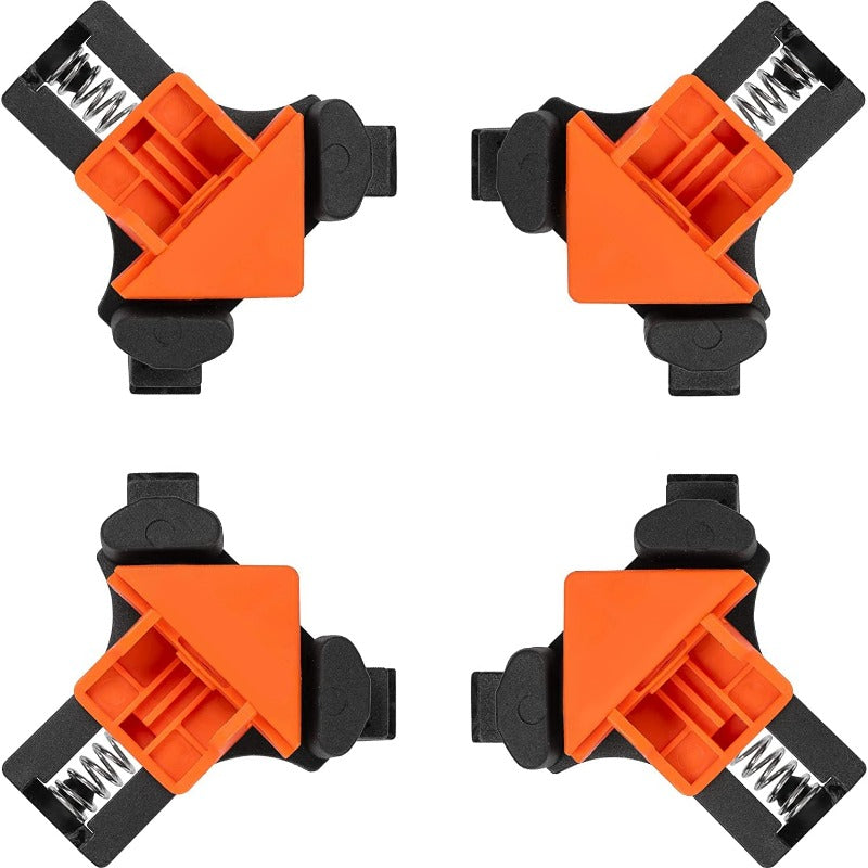 4PCS Woodworking Right Angle Clamps Corner Clip Fixer Tool Adjustable Hand Tool