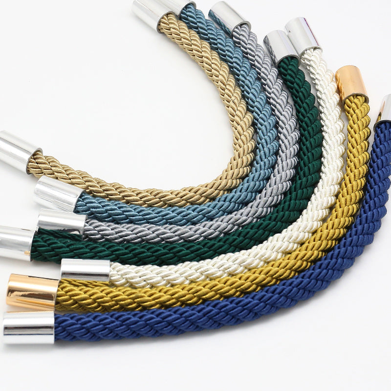 Magnetic Curtain Tiebacks Thick Rope Modern Bedroom Living Room Decor