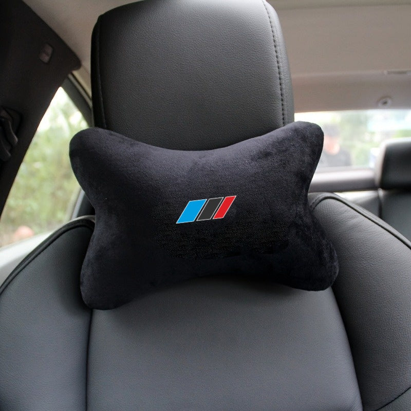 Universal Soft Plush Car Seat Headrest for Comfortable Neck Support