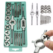 Hand Tap and Die Set 12/20/40 Pieces for M3-M12 Screw Threads