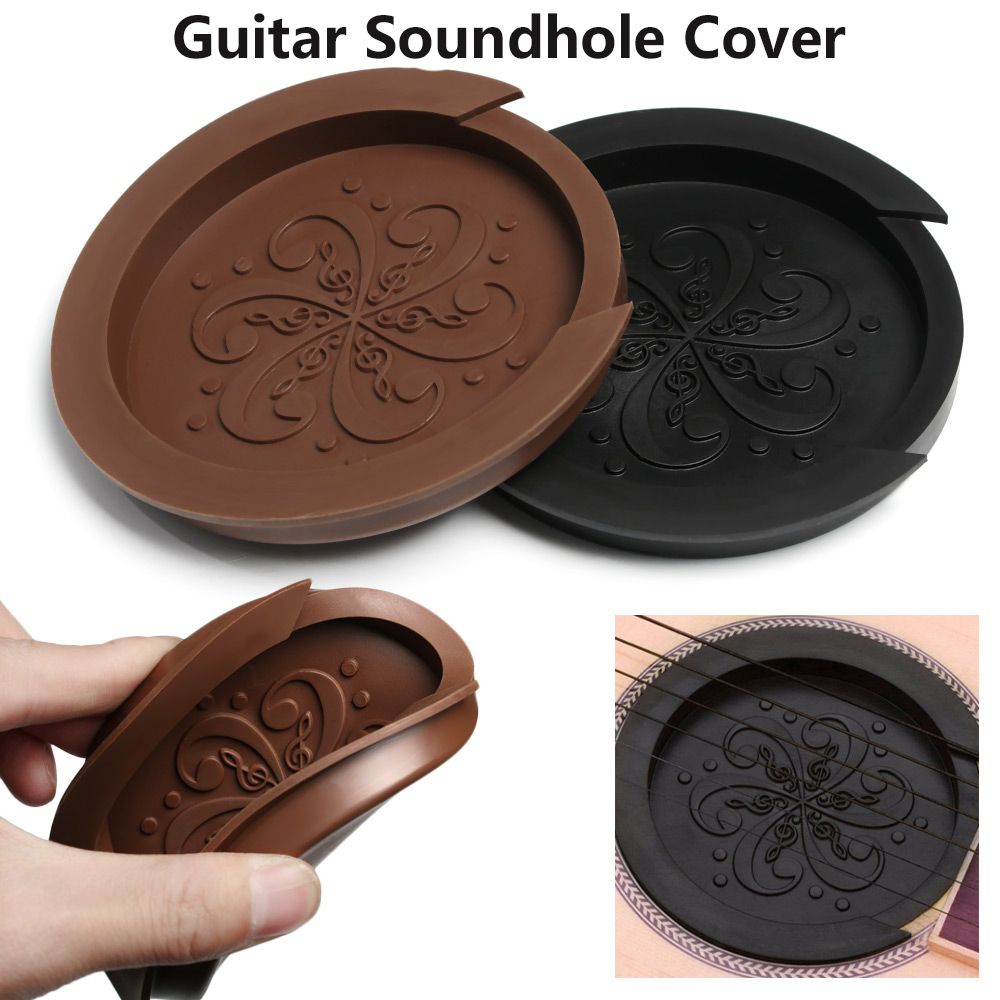 Silicone Sound Buffer Block for Acoustic Guitar Soundhole Cover