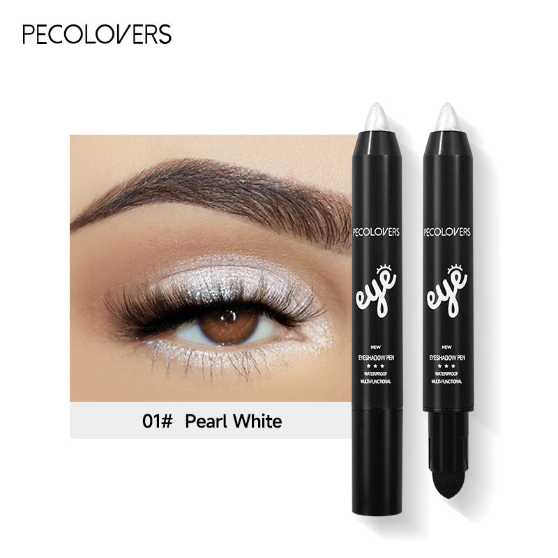 Women Eyeshadow Pencil Stick Waterproof Glitter Long Lasting Eye Makeup
