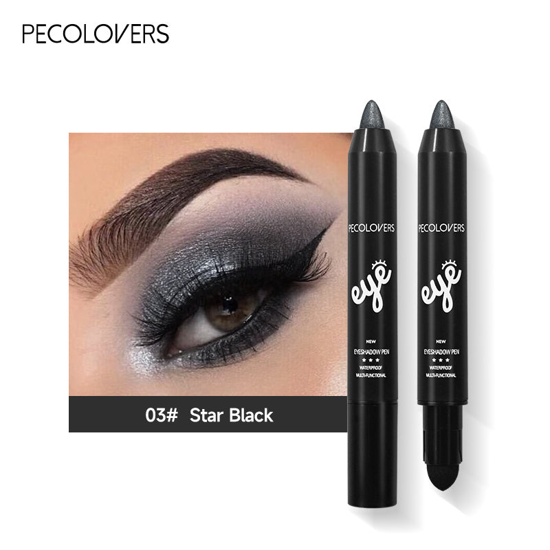Women Eyeshadow Pencil Stick Waterproof Glitter Long Lasting Eye Makeup