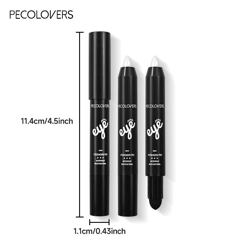 Women Eyeshadow Pencil Stick Waterproof Glitter Long Lasting Eye Makeup