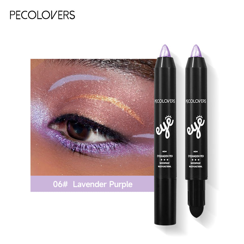 Women Eyeshadow Pencil Stick Waterproof Glitter Long Lasting Eye Makeup