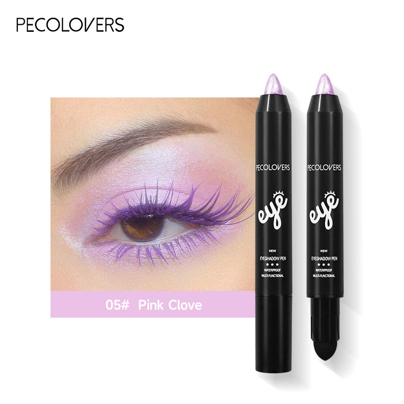 Women Eyeshadow Pencil Stick Waterproof Glitter Long Lasting Eye Makeup
