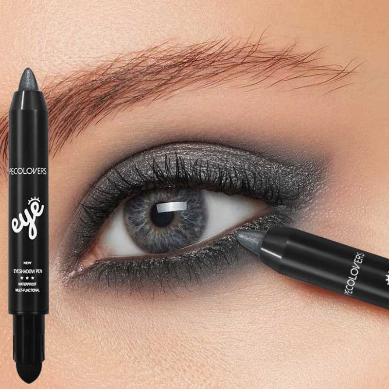 Women Eyeshadow Pencil Stick Waterproof Glitter Long Lasting Eye Makeup