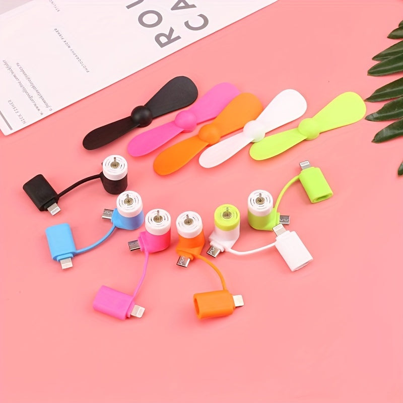 Android va Apple qurilmalari uchun portativ mini mobil telefon ventilyatori, rang-barang va sozlanadigan USB quvvati bilan, issiq havoda sovutish uchun ideal. Rangli dizayn bilan sozlanadigan ventilyator burchagi, mukammal