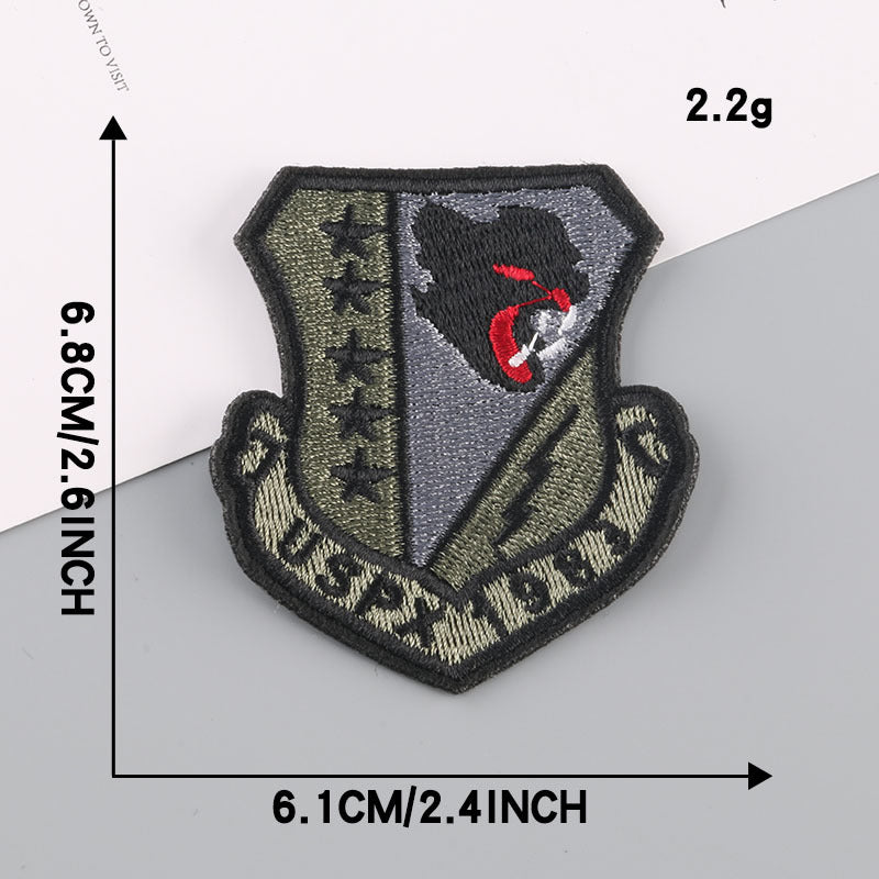 13 Military Badge Designs for Men Including Cap Badges Embroidery and Iron-On Stickers