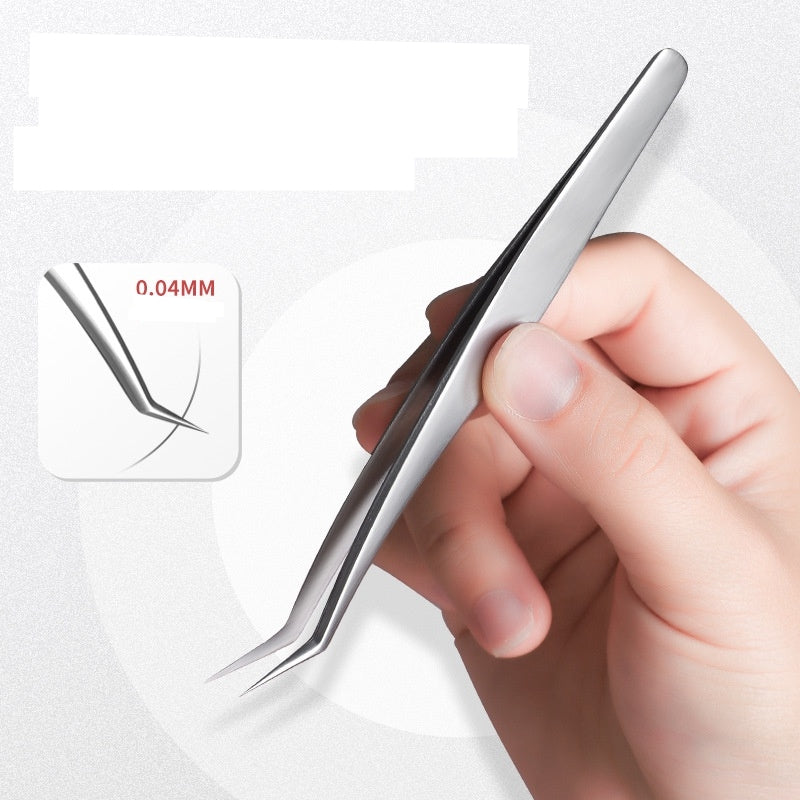 Унисекс пинцет для наращивания ресниц из нержавеющей стали, набор инструментов для ресниц