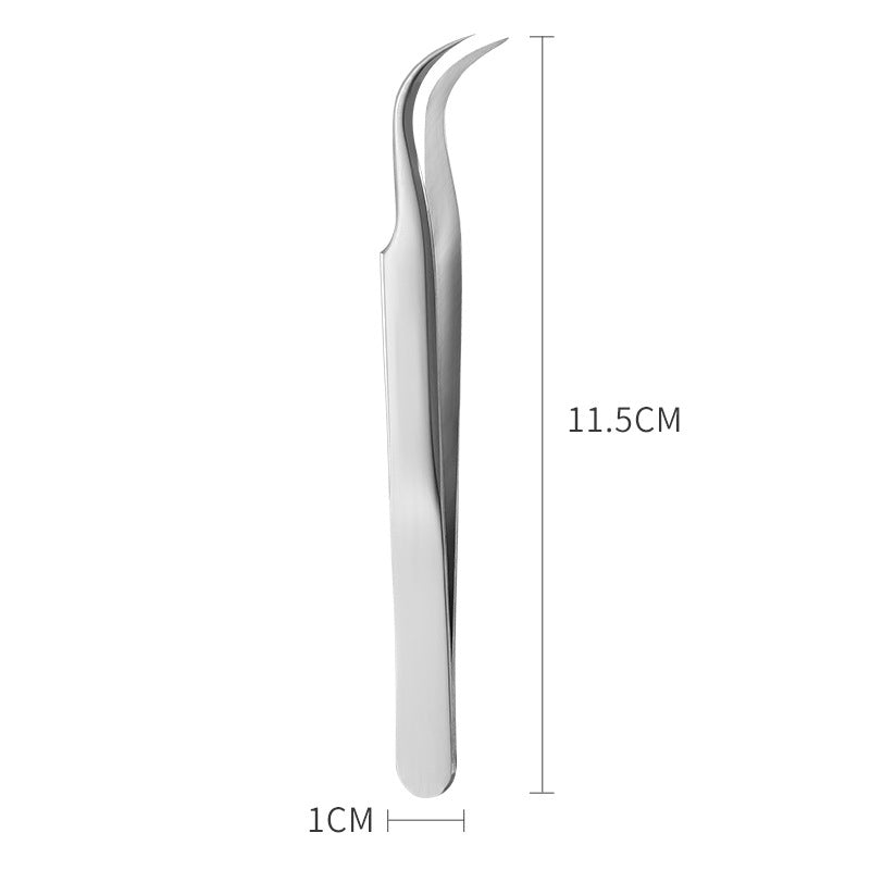 Unisex Stainless Steel Eyelash Extensions Tweezers Lash Combo Tool