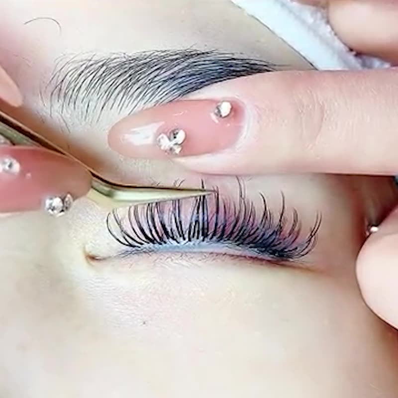 Unisex Stainless Steel Eyelash Extensions Tweezers Lash Combo Tool