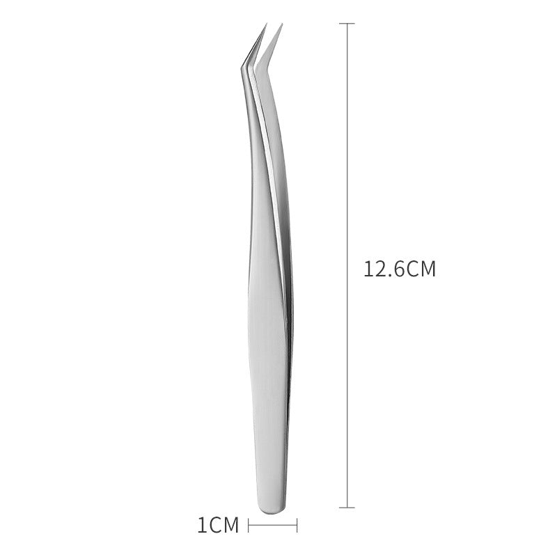 Unisex Stainless Steel Eyelash Extensions Tweezers Lash Combo Tool