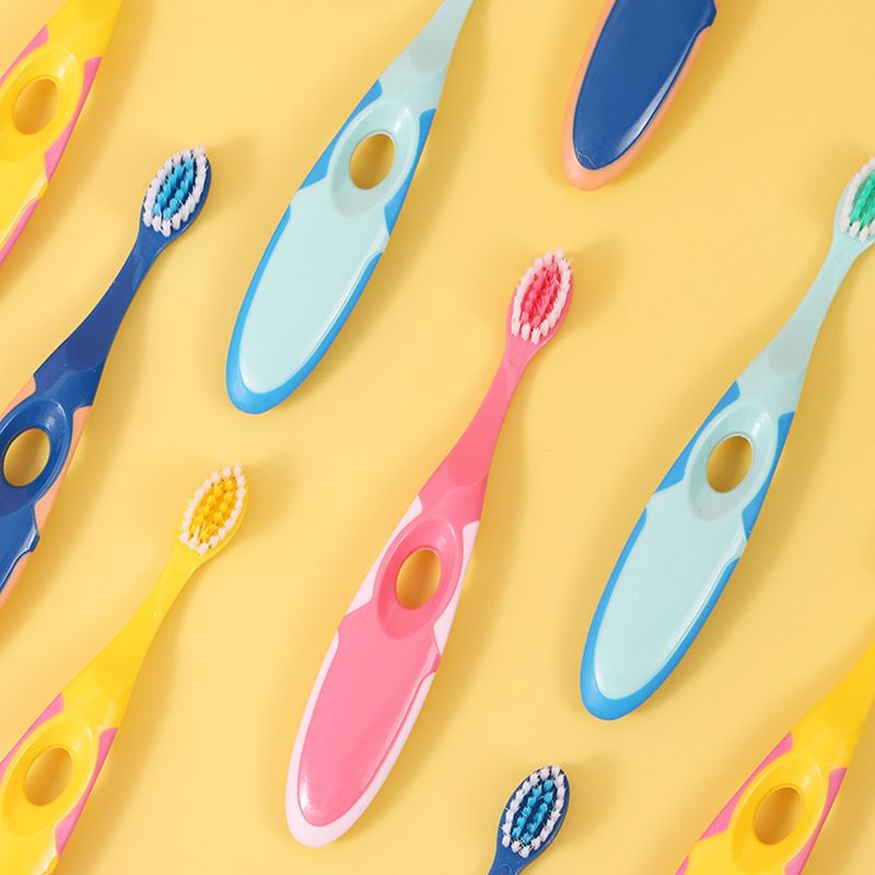 Kids Soft Bristle Toothbrush Set 8 Pieces Gentle on Teeth for Children