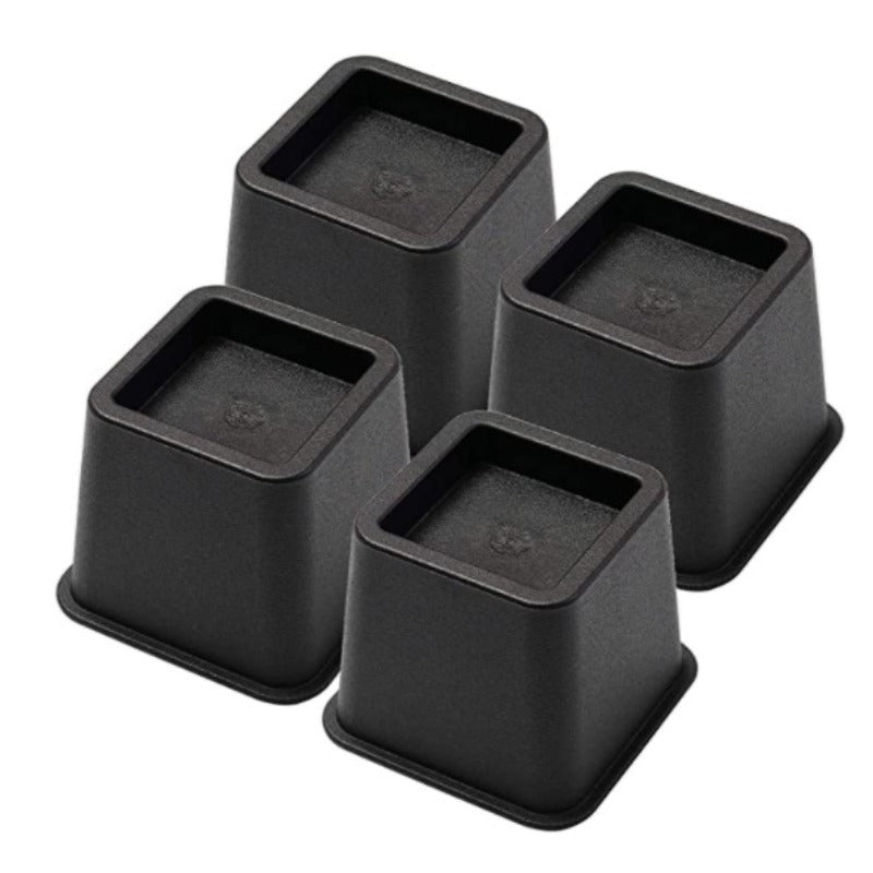 Регулируемый подъёмник для кровати и комплект подъёмников для мебели с 4, 6 или 8 предметами, штабелируемый