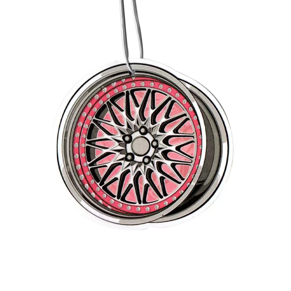 Духи-ароматизатор для автомобиля в виде колеса, подвесной аромат, аромат для автомобиля, спальни, шкафа