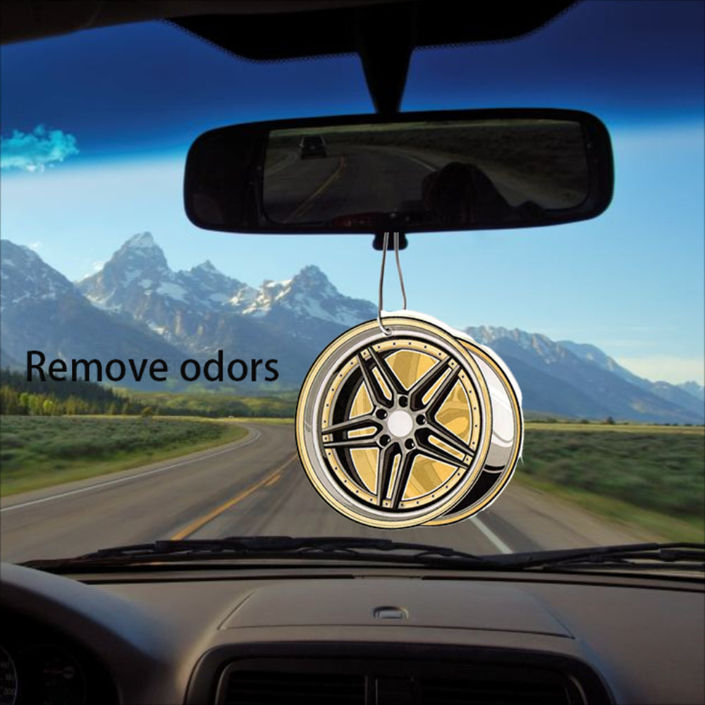 Духи-ароматизатор для автомобиля в виде колеса, подвесной аромат, аромат для автомобиля, спальни, шкафа