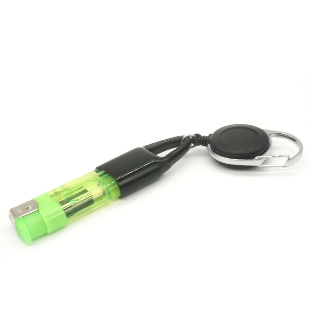 Unisex Silicone Lighter Sleeve Holder Clip with Retractable Keychain