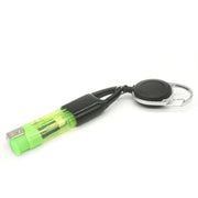 Unisex Silicone Lighter Sleeve Holder Clip with Retractable Keychain