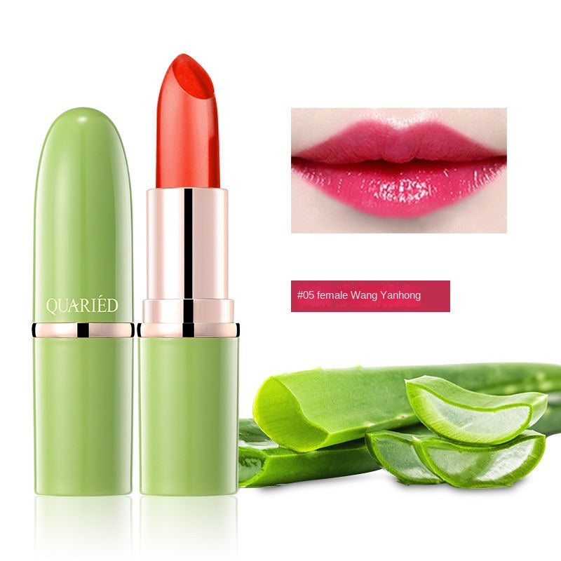 Women Color Changing Lipstick Set with Aloe Vera Tinted Lip Balm