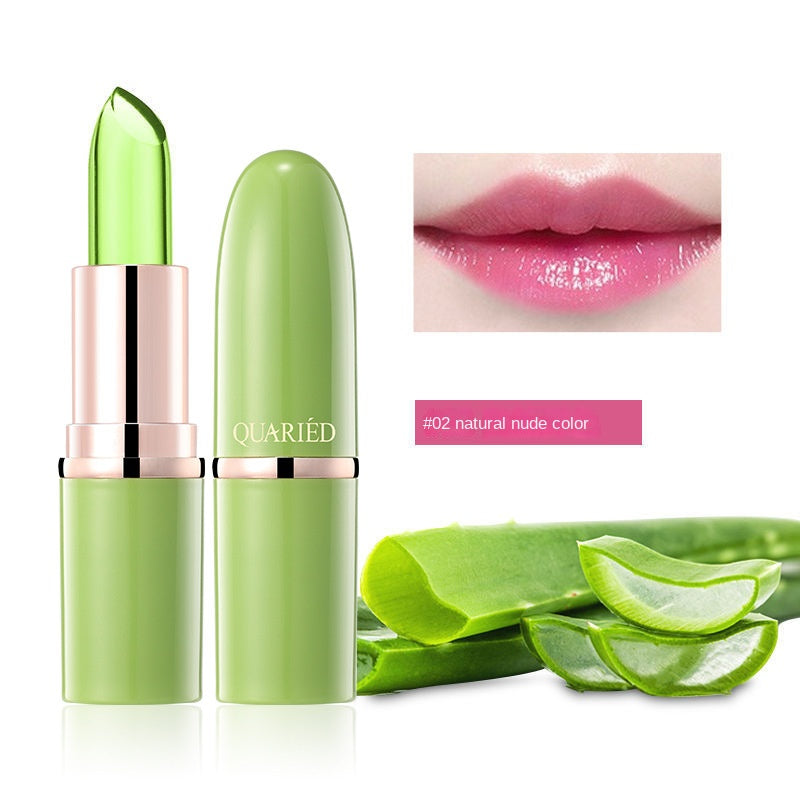 Women Color Changing Lipstick Set with Aloe Vera Tinted Lip Balm