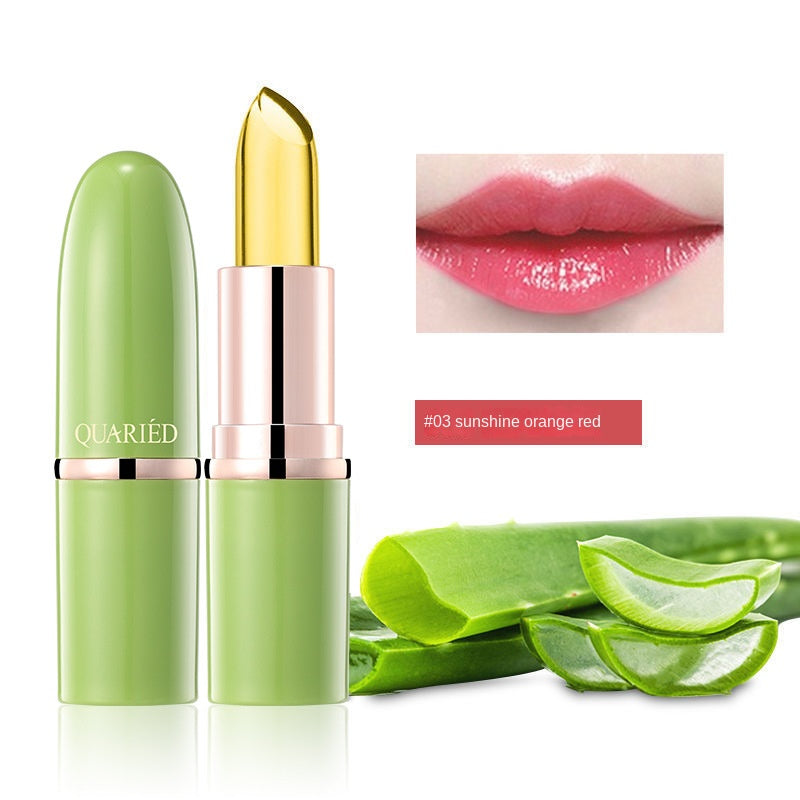 Women Color Changing Lipstick Set with Aloe Vera Tinted Lip Balm