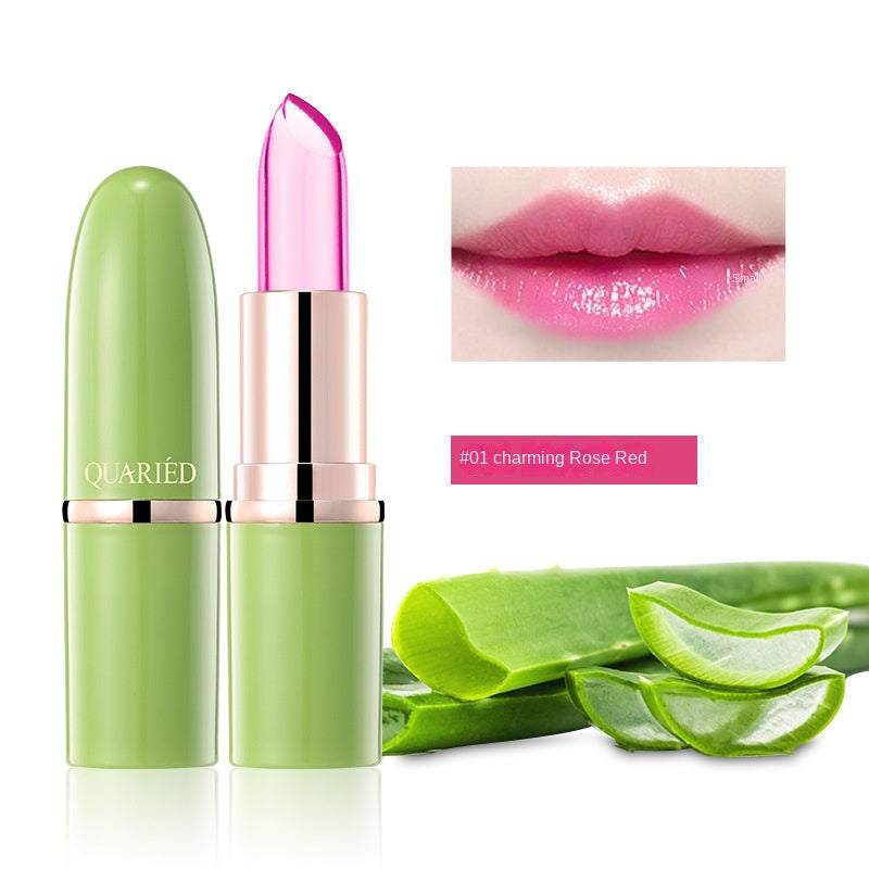 Women Color Changing Lipstick Set with Aloe Vera Tinted Lip Balm