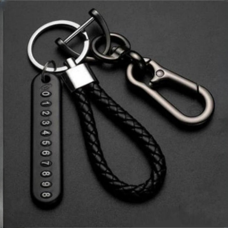 Car Key Pendant Split Rings Keychain Auto Vehicle Lobster Clasp Key Ring