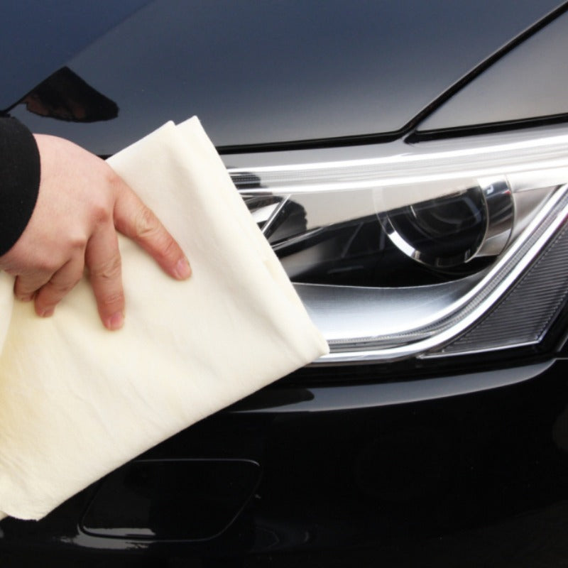 Genuine Deerskin Car Towel Absorbent Leather Cleaning Cloth Quick Dry