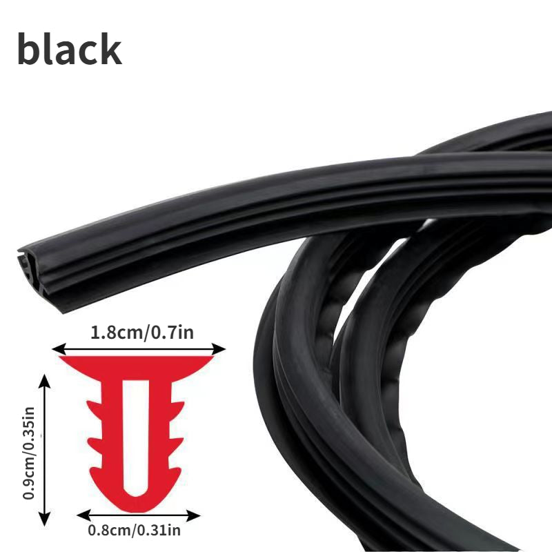 Universal rezina avtomobil paneli yostiq chiziq 1.6M karbon tolasi bo'shliqni to'ldirish