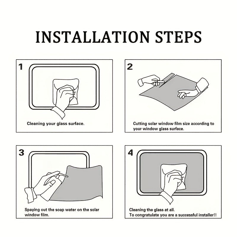 Universal avtomobil quyosh nuri oynasi shisha quyosh nuri himoyachisi filmi 150x20cm issiqlik izolyatsiyasi