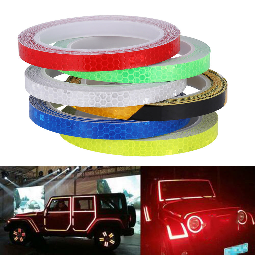 Glow In The Dark Reflective Bike Stickers Safety Tape for Cycling and Cars