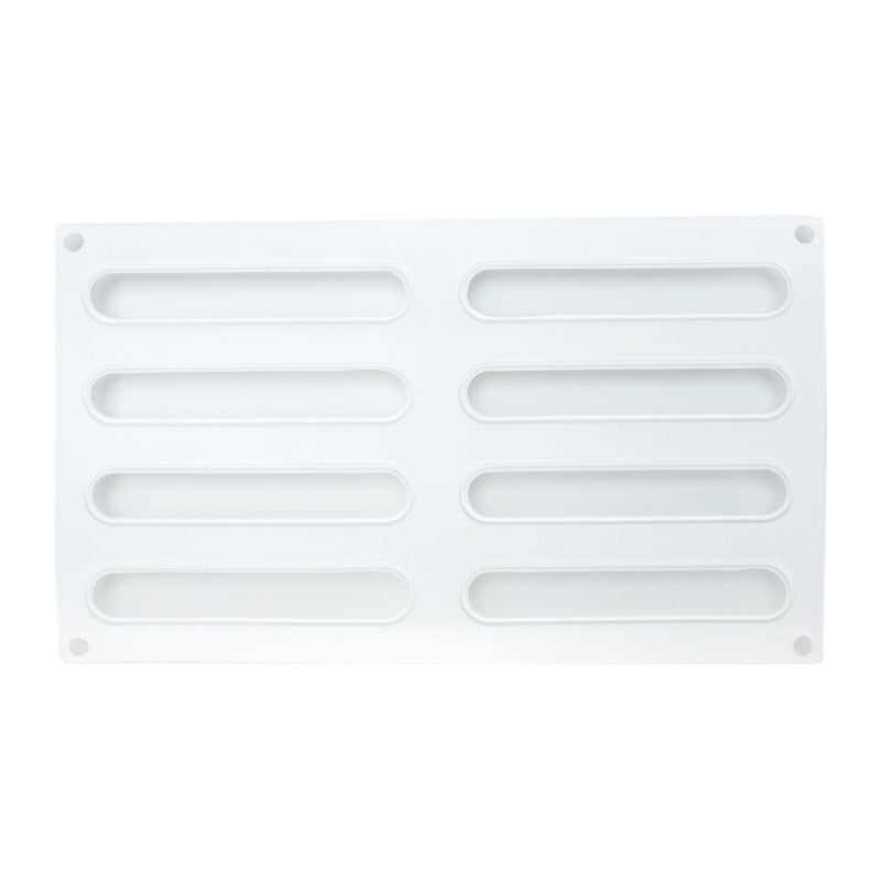 Silicone Mousse Cake Mold 8 Long Strips for Baking Pudding and Chocolate