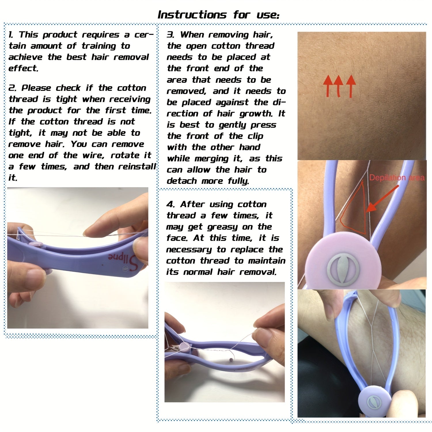 Фиолетовый мини-эпилятор для женщин - простой инструмент для самостоятельного использования с слайд-механизмом для гладкой, безволосой кожи, компактный и удобный для ухода за собой на ходу.