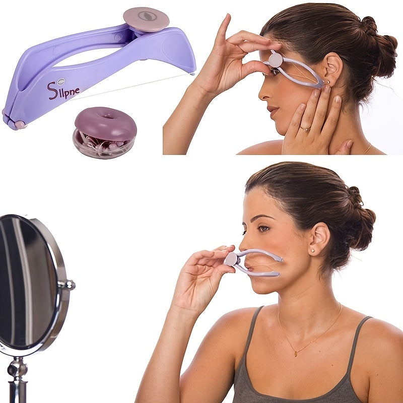 Purple Mini Facial Hair Remover for Women Compact Easy DIY Skin Smoothing