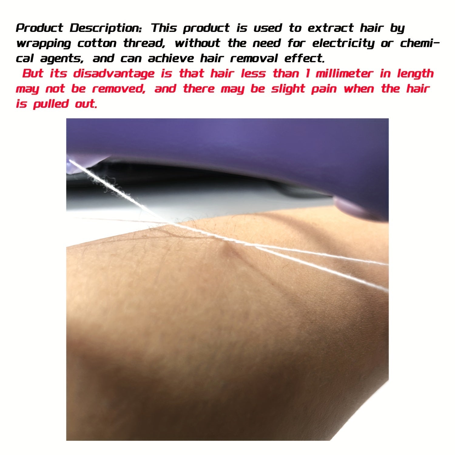 Фиолетовый мини-эпилятор для женщин - простой инструмент для самостоятельного использования с слайд-механизмом для гладкой, безволосой кожи, компактный и удобный для ухода за собой на ходу.