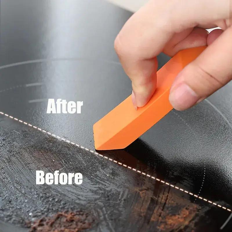 Limescale Remover Kitchen Bathroom Surface Cleaner with Rubber Brush