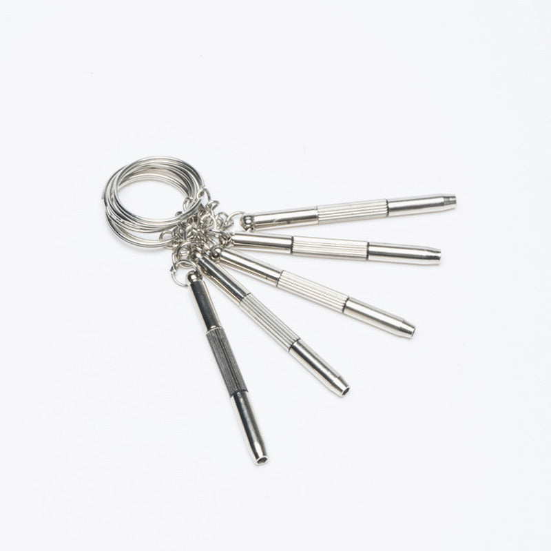 Portable Eyeglass Repair Kit with Screwdriver Keychain for Glasses Watches