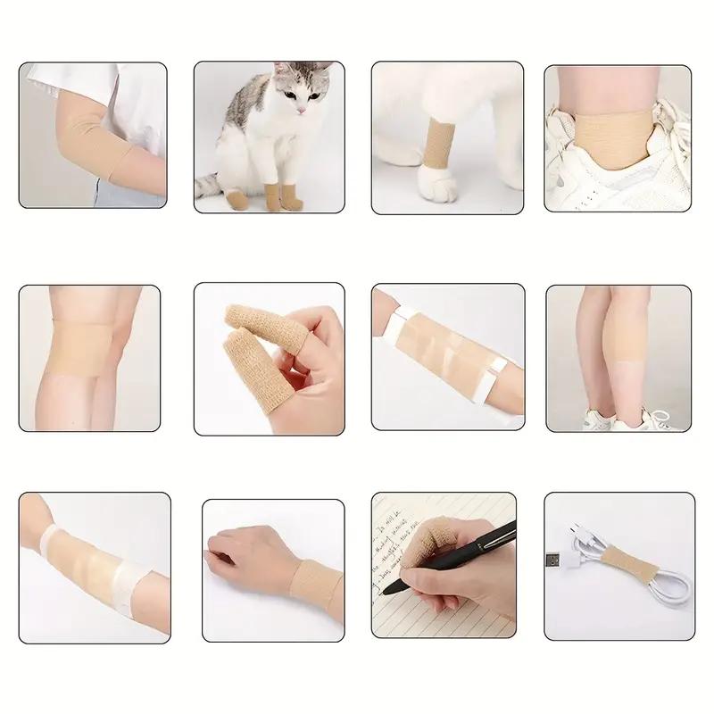 Unisex Elastic Athletic Wrap Tape Self-Adhesive Knee Ankle Finger Protector