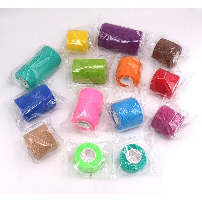 Unisex Elastic Athletic Wrap Tape Self-Adhesive Knee Ankle Finger Protector