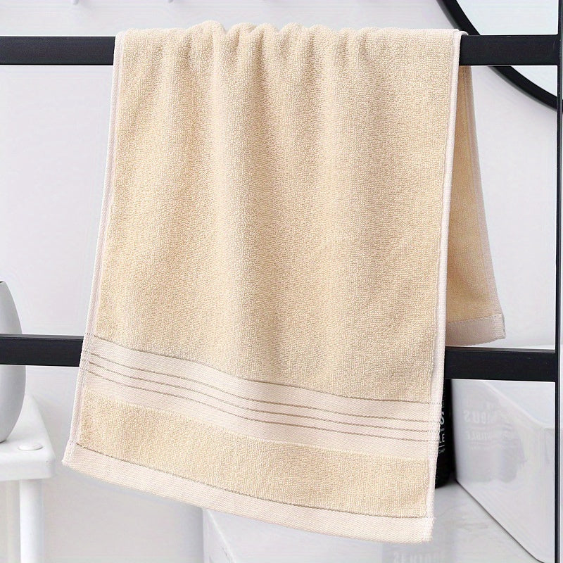 Cotton Hand Towels 500 GSM Super Absorbent Striped Pattern for Bathroom Face Hair