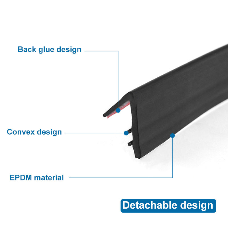 Avtomobil oynasi yostiq chiziqasi, avtomobil kauchuk, V shaklidagi shovqin izolyatsiyasi, 2/4m