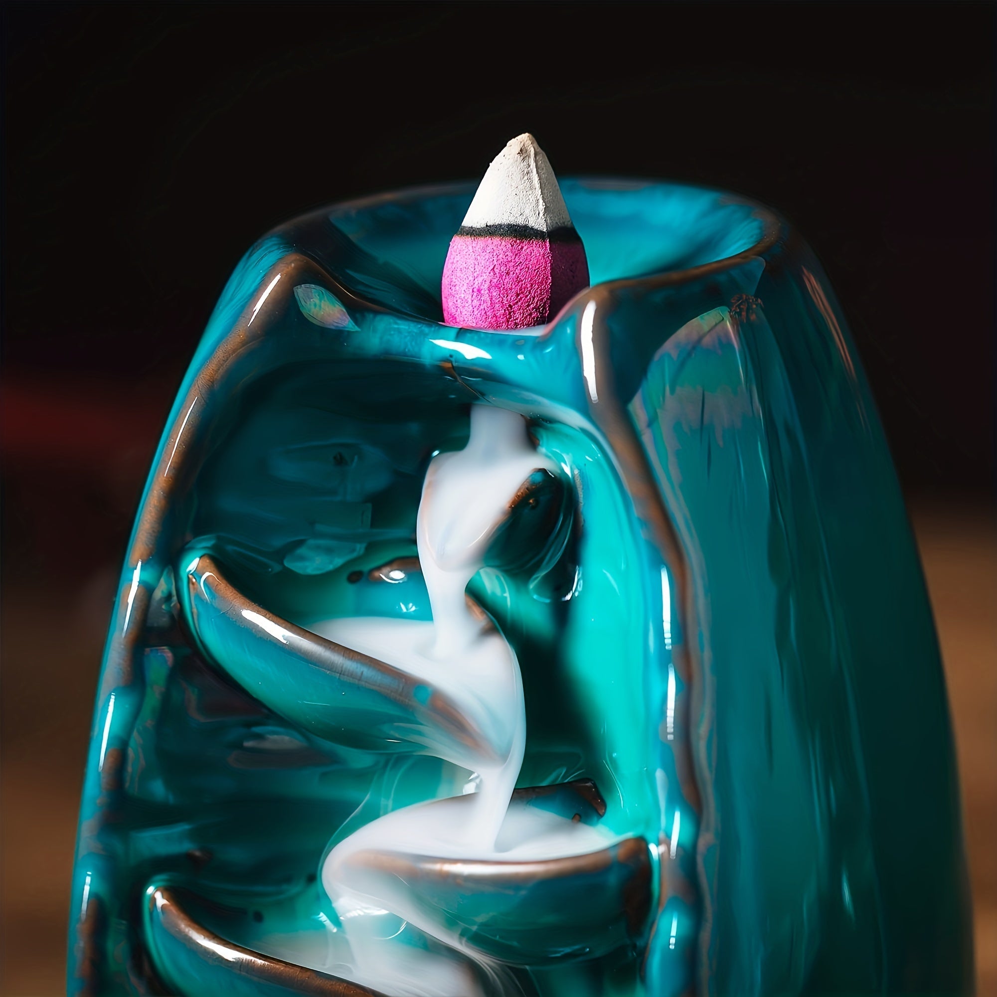 120 dona tabiiy orqaga oqadigan tutun konusi uchun meditatsiya, yoga, suv toshqini pechlari, uy tozalash