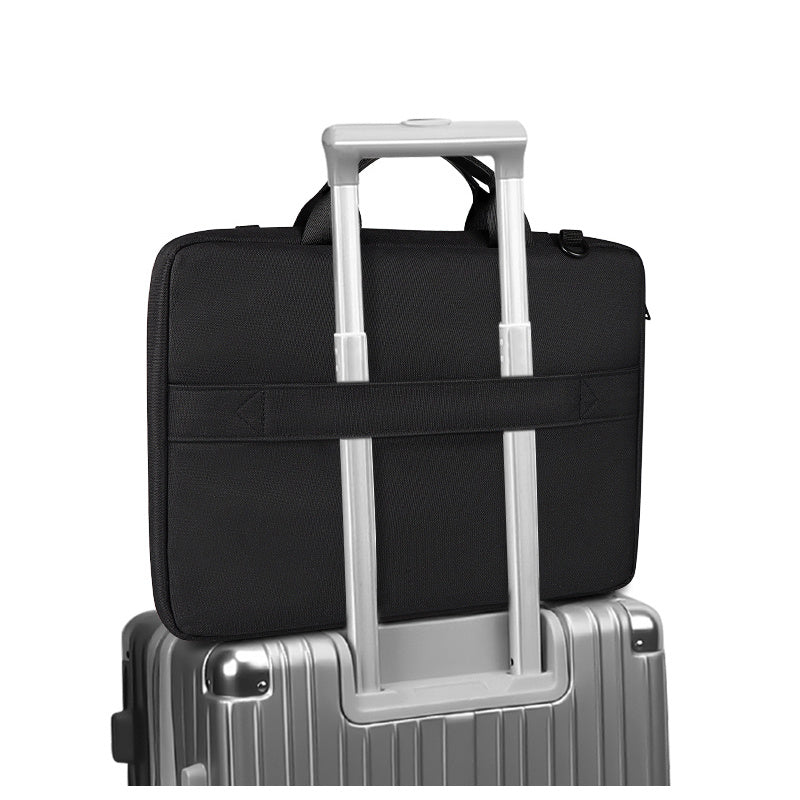 Shockproof Polyester Laptop Bag for 33.78cm to 40.64cm Notebooks TSA-Compliance Padded Sleeve Shoulder Briefcase in Various Colors