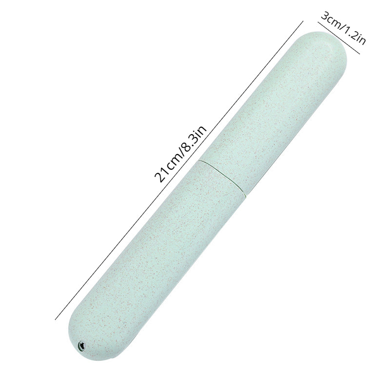 Унисекс держатель для зубных щеток из пшеничной соломы портативный дорожный чехол для стоматологических аксессуаров