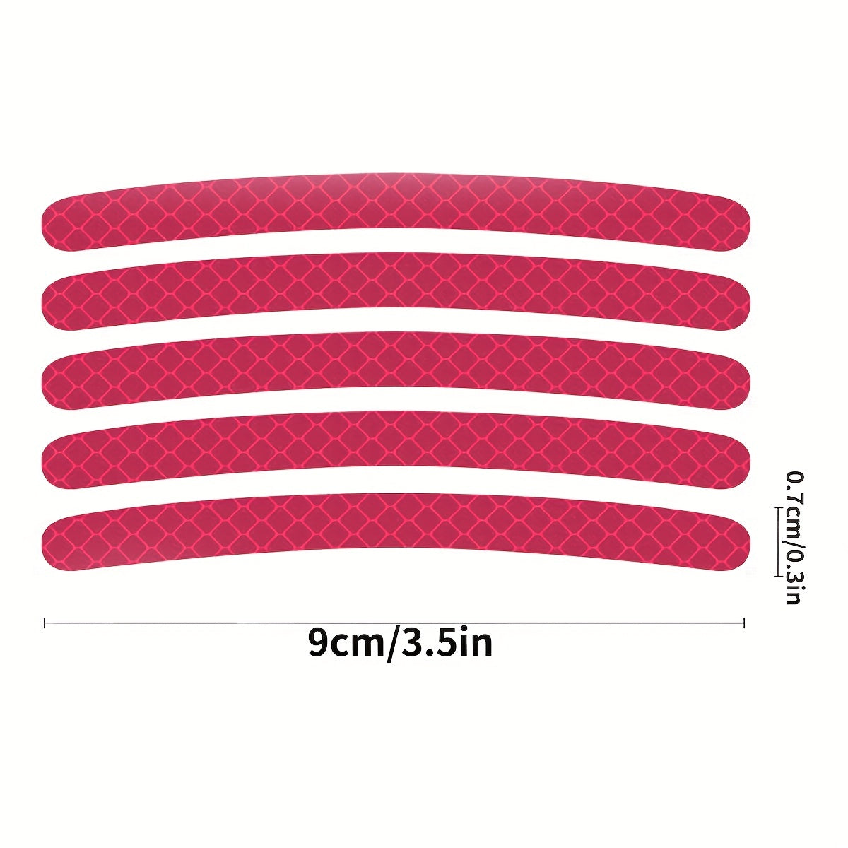 Creative Car Wheel Reflective Stickers Color Tire Strip Warning Decals