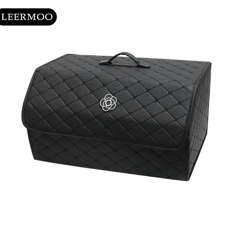 Faux Leather Trunk Organizer Car Storage Solutions Large Medium Small